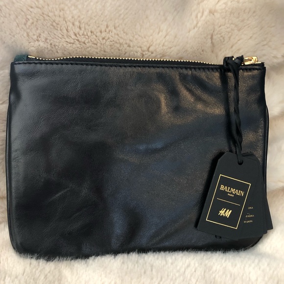 Balmain X H&M clutch pochette bag